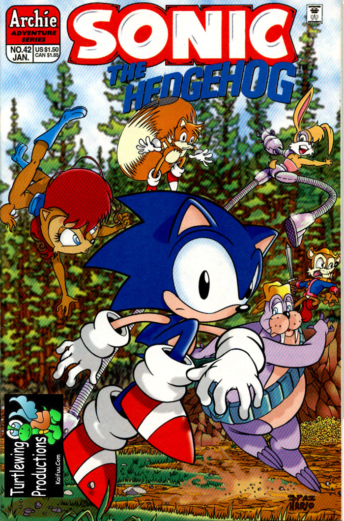 Sonic - Archie Adventure Series January 1997 Comic cover page